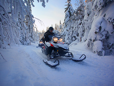 Snowmobiling in the East