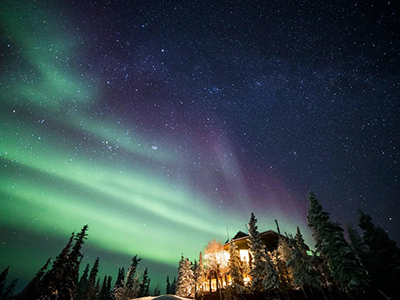 Aurora Viewing at Blachford Lodge