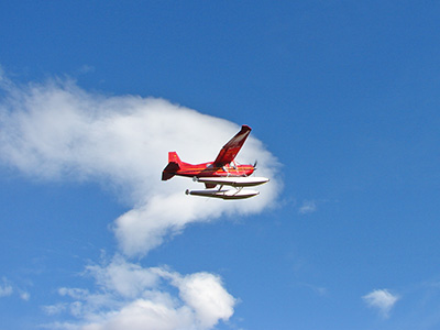 Québec im Wasserflugzeug