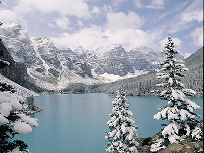 Schnee Tage in den Rockies