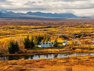Herbstliche Farbenpracht in Island