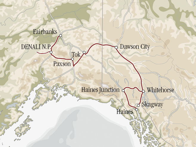 Best of Yukon & Alaska One Way