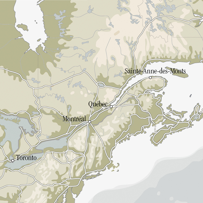 Chic-Chocs Berge & der grosse Elch