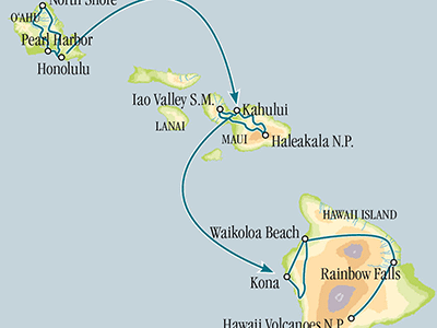 Oahu, Maui & Big Island