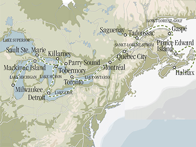 Great Lakes Cruise & St. Lorenz River