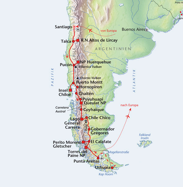 Land des Windes – Patagonien